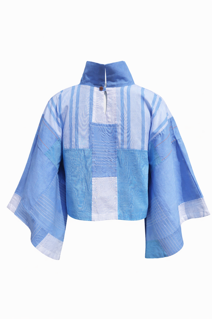 Patchwork Mini Top – Hand-Woven Cotton