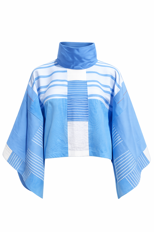 Patchwork Mini Top – Hand-Woven Cotton