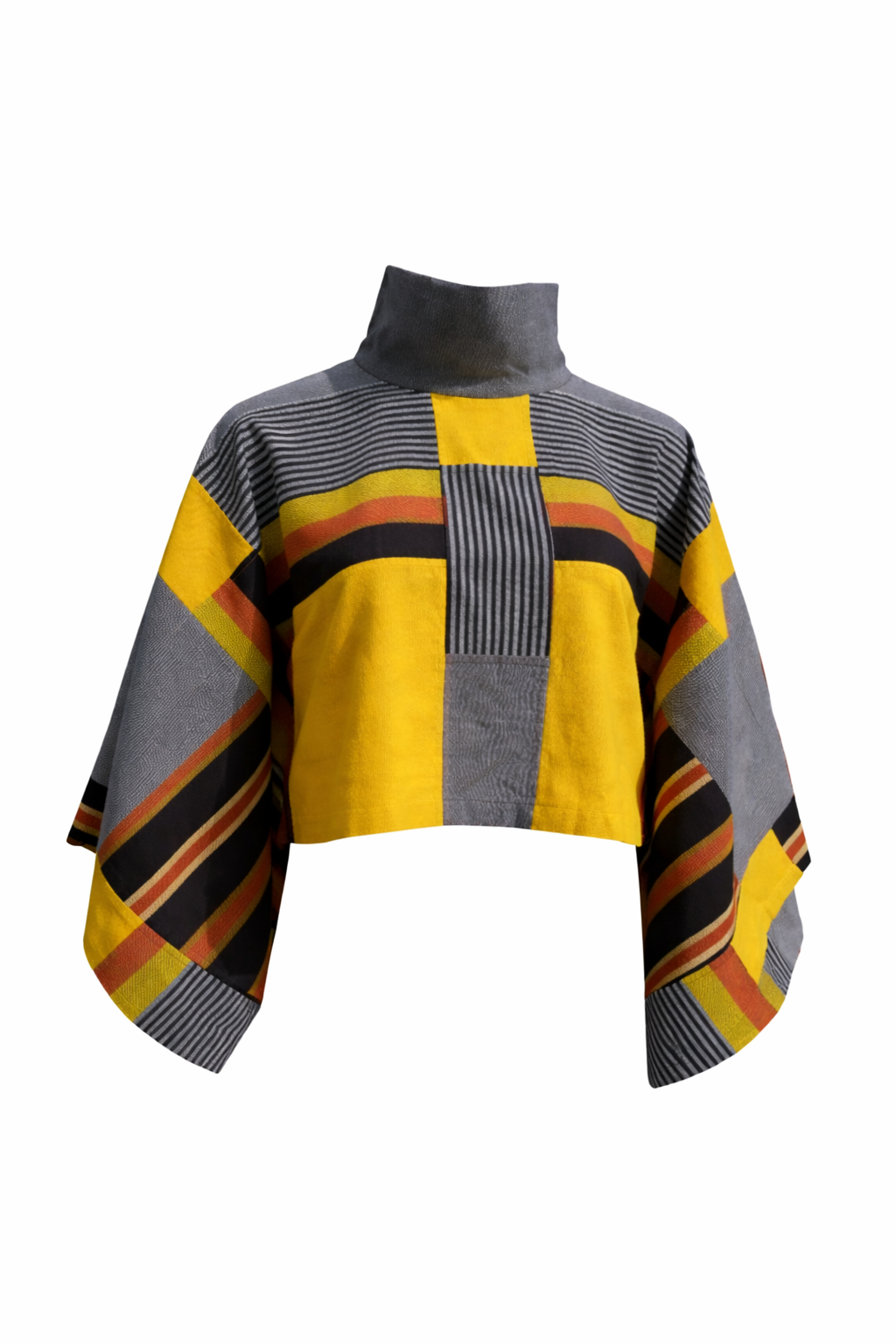 Patchwork Mini Top – Hand-Woven Cotton