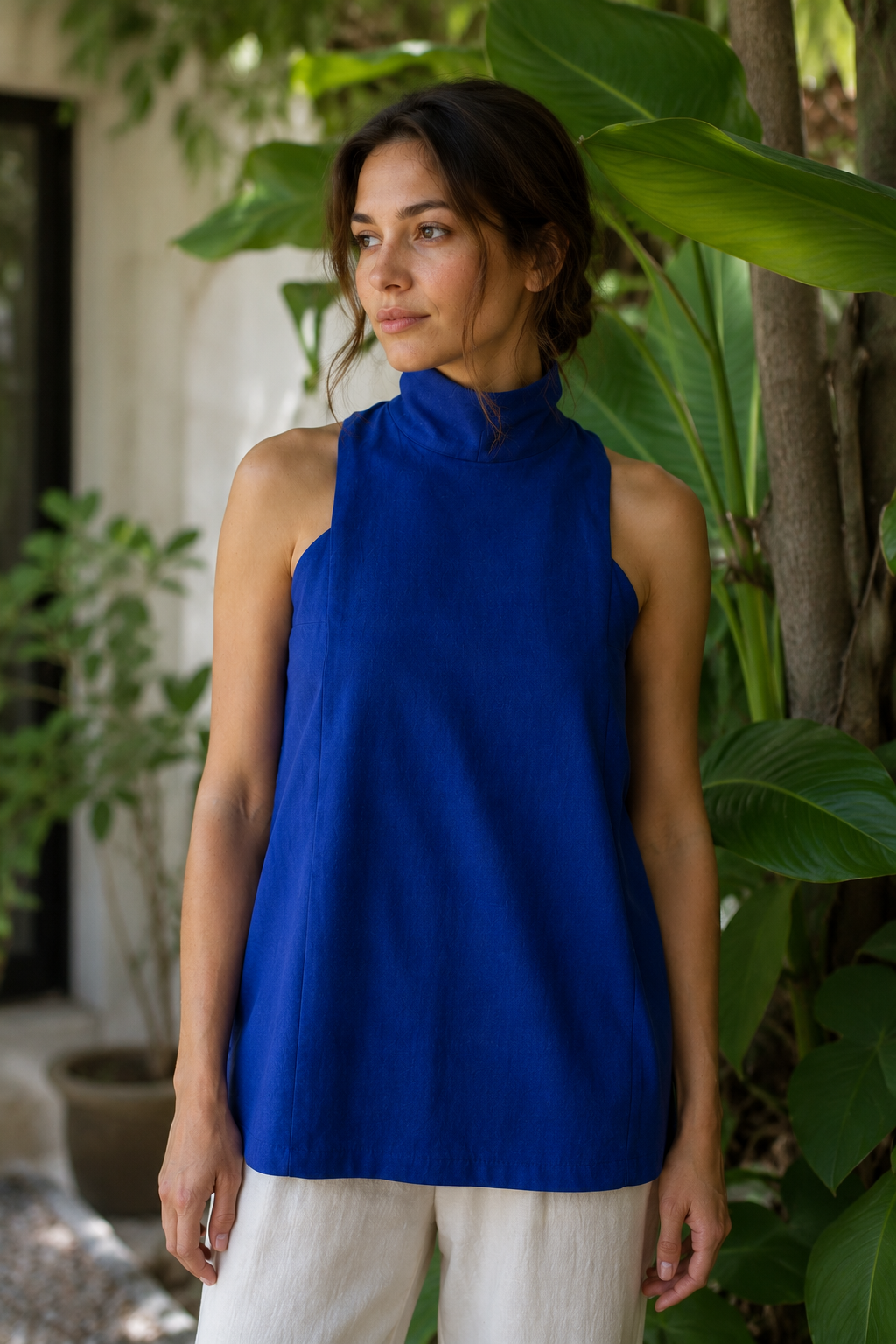 Garnet Top – Hand-Woven Cotton