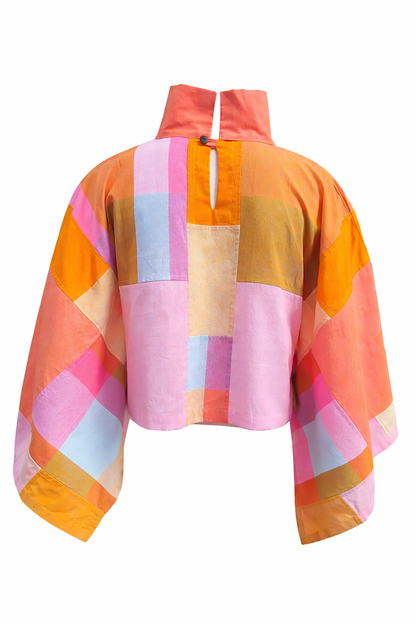 Patchwork Mini Top – Hand-Woven Cotton