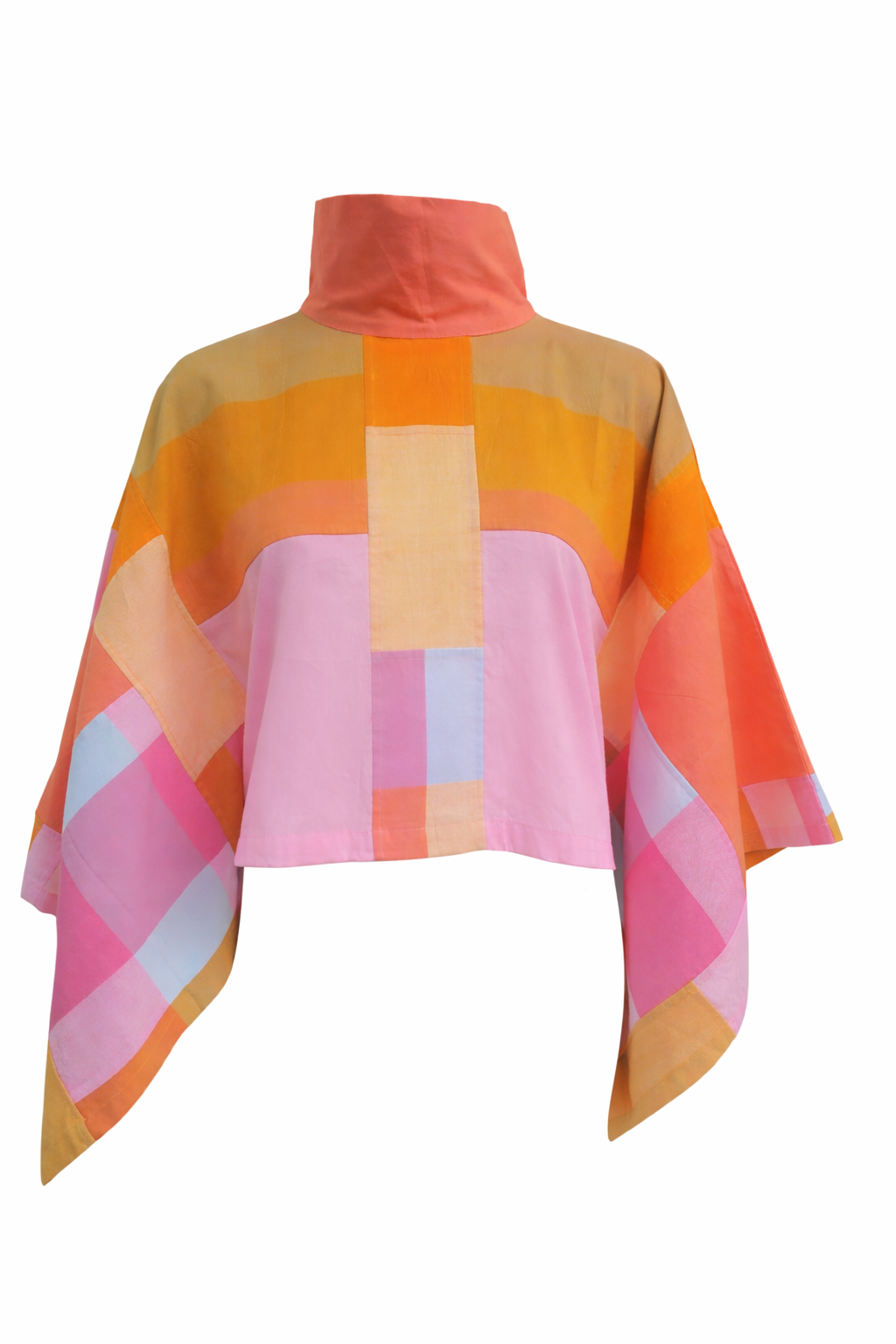 Patchwork Mini Top – Hand-Woven Cotton
