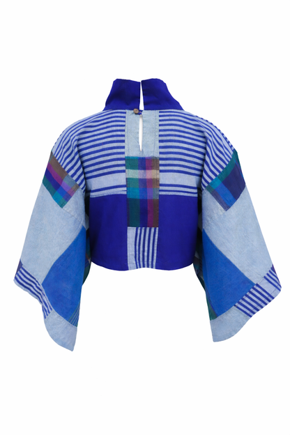 Patchwork Mini Top – Hand-Woven Cotton