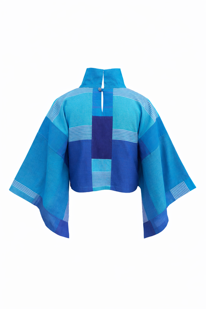 Patchwork Mini Top – Hand-Woven Cotton