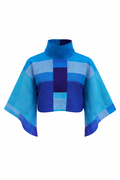 Patchwork Mini Top – Hand-Woven Cotton