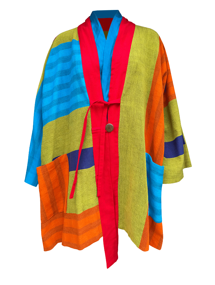 Preethi Kimono Jacket – Hand-Woven Cotton
